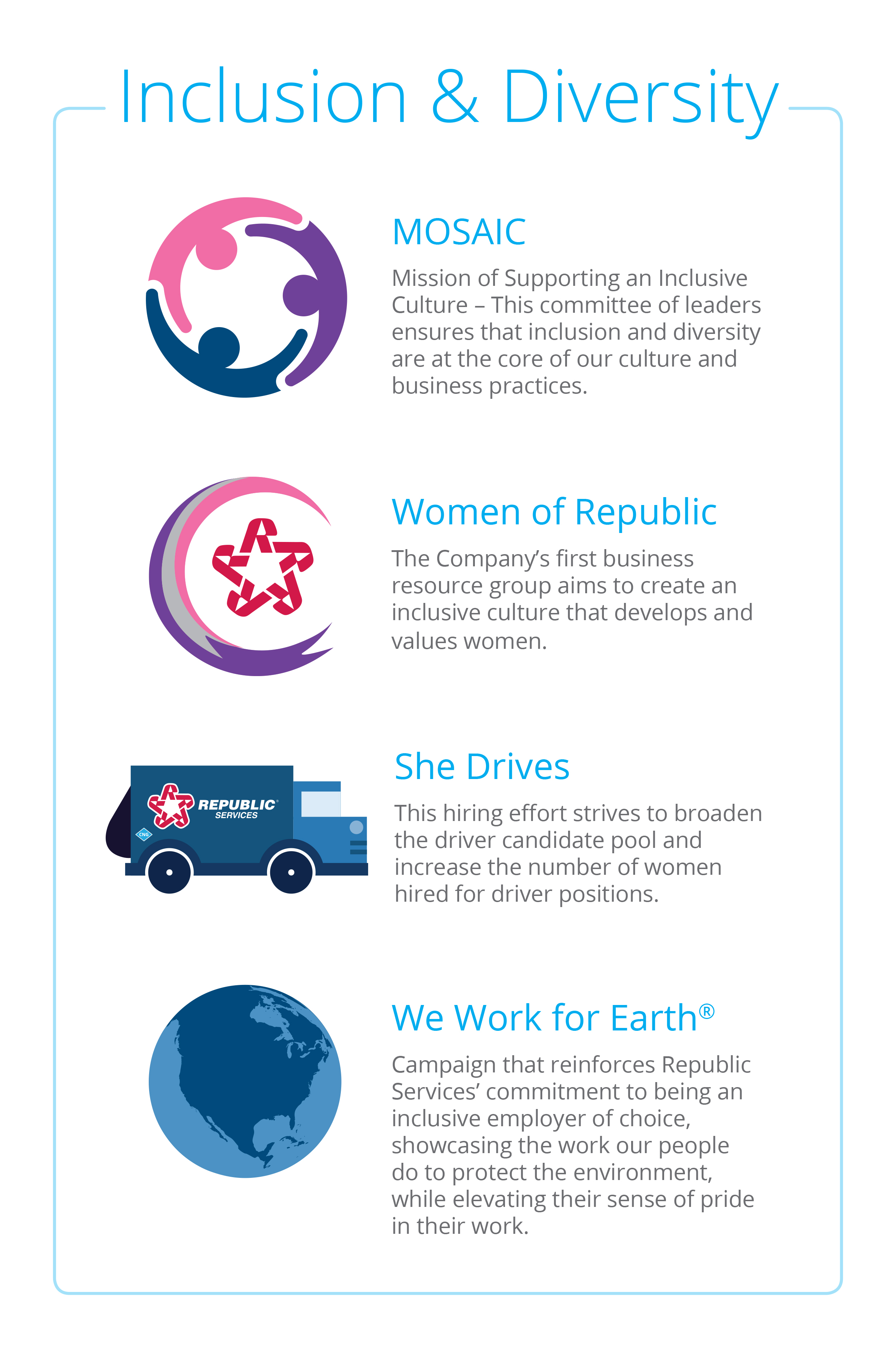 Republic Services Inclusion & Diversity in the Workplace