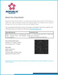 Black Pro-Chip Mulch