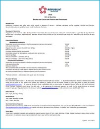 Clayton Collection and Billing Policy