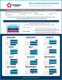 republic services bulk pickup calendar 2021 henderson nv Southern Nevada Waste Recycling Republic Services republic services bulk pickup calendar 2021 henderson nv