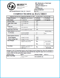 Newby Island Compost Analysis US Composting Council STA