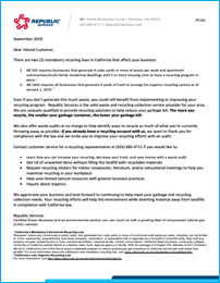 Pleasant Hill AB 341 / AB 1826 Letter