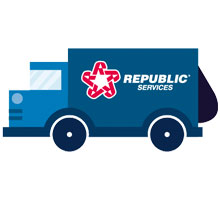 Republic Services truck icon