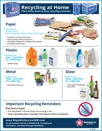 English Trash & Recycling Service Guide
