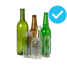 glass bottles
