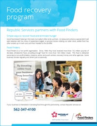 Food Donation Program with Food Finders in Los Angeles County