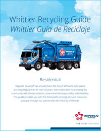 Whittier, CA Trash & Recycling Service Guide