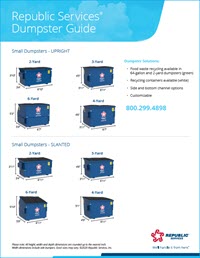 Bell, CA Dumpster Size Guide