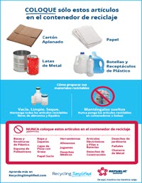 Bell, CA Recycling Tips - Spanish