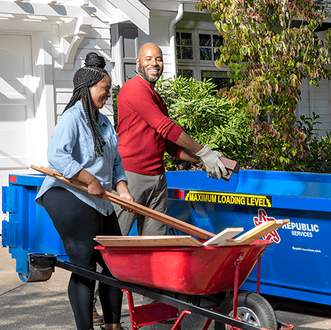 Republic Services roll-off dumpster rental in Columbus, OH