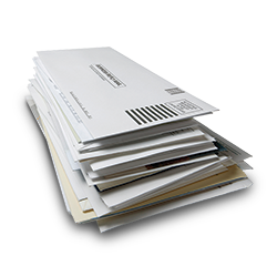 Stack of envelops