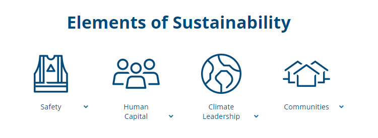 Elements of Sustainability Icons