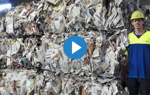 Missoula-Recycling-Center-employee-paper-bale-video-thumbnail
