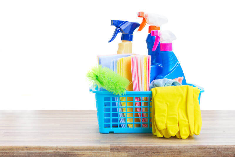 spring cleaning supplies