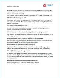 Benicia-Mandatory-Organics-Townhome-FAQ