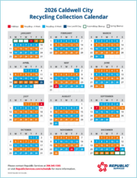 Caldwell-Recycling-Calendar-2026