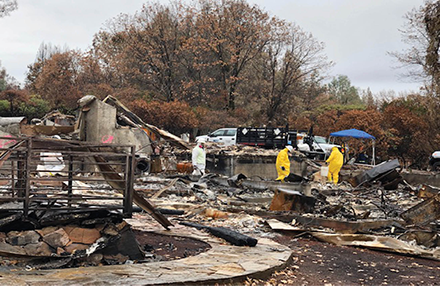 disaster fire cleanup