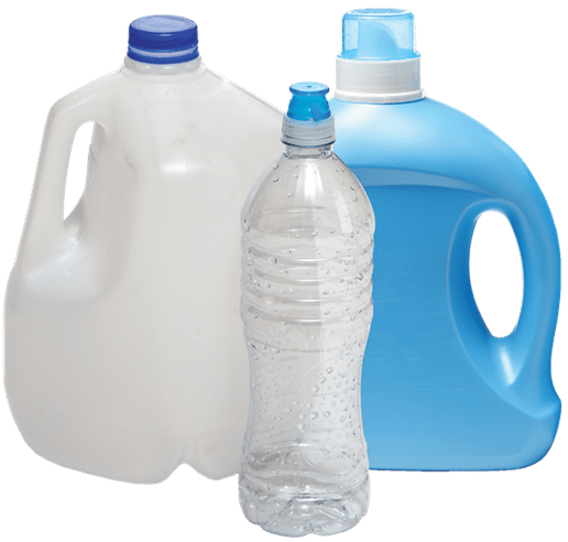 Plastic bottles for recycling