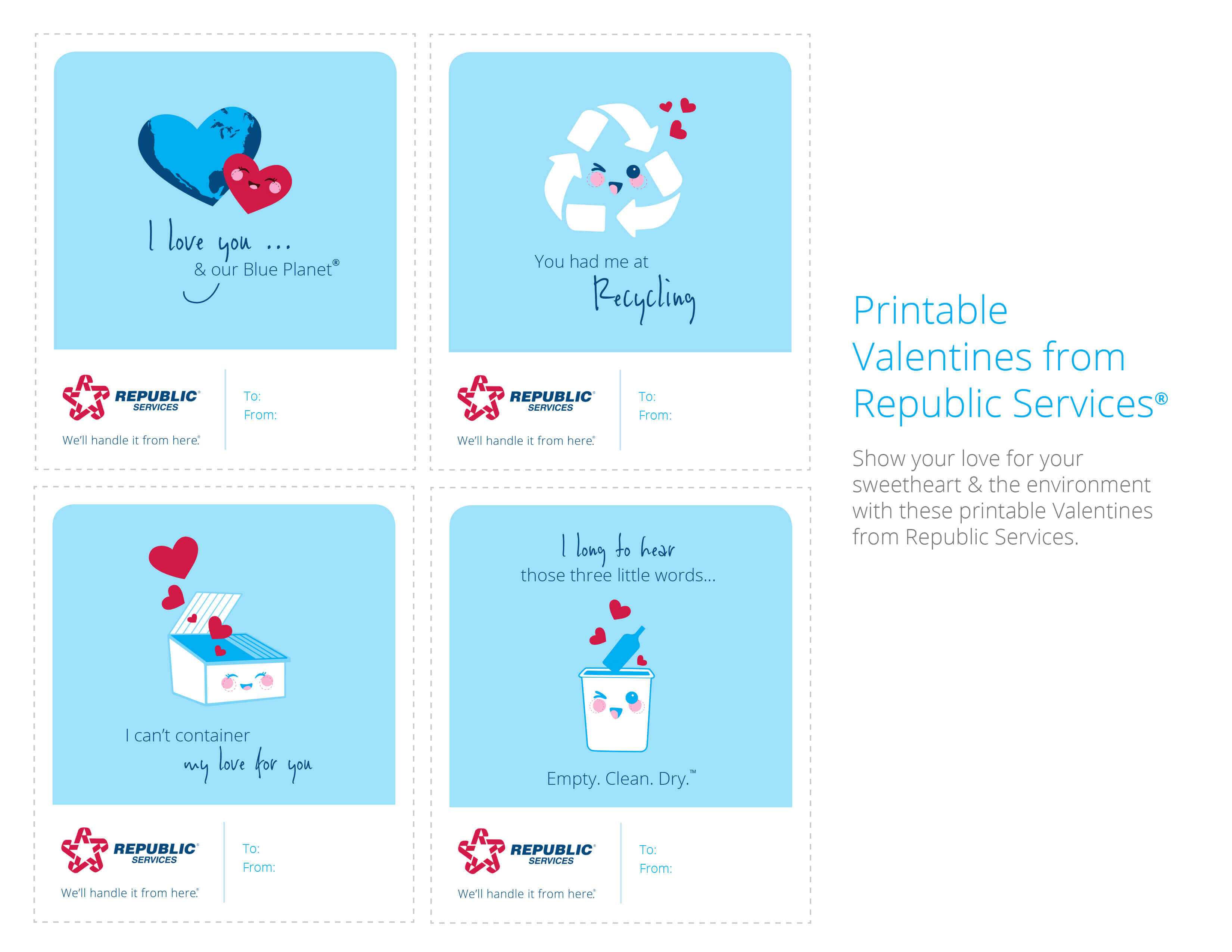 Republic Services Valentines
