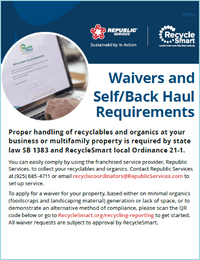 RecycleSmart-SB-1383-Waiver-Flyer