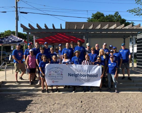 volunteers revitalize Rondo Commemorative Plaza