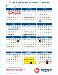 Star-Recycling-Calendar-2025
