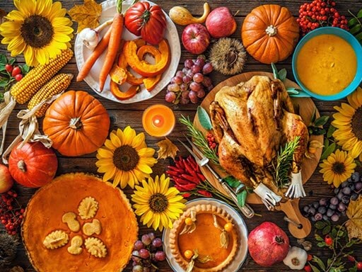 Thanksgiving Turkey and other holiday food