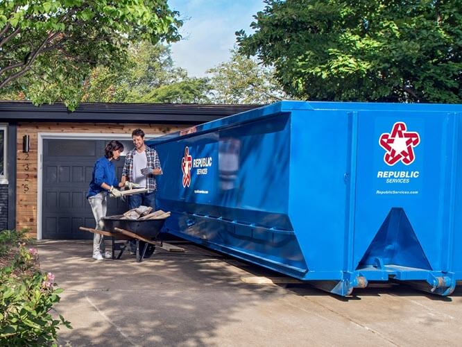 Dumpster rental for home renovation