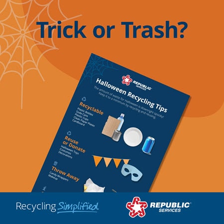 halloween recycling tips