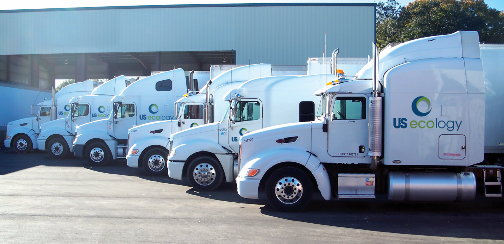 US Ecology trucks 
