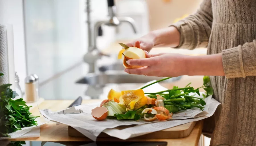 Woman-Prepping-Food