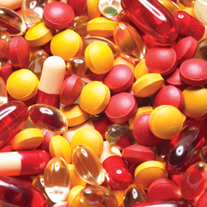 colorful pills 