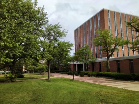 Clean university campus