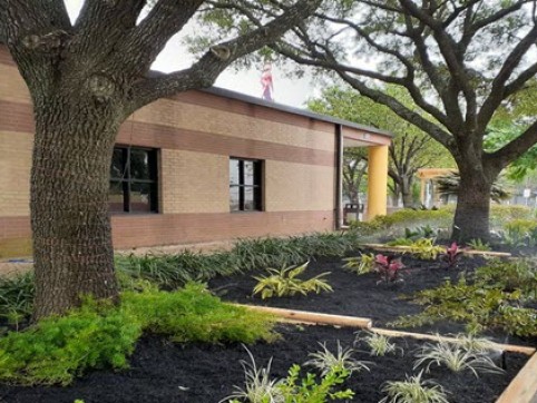 outside an elementary school 