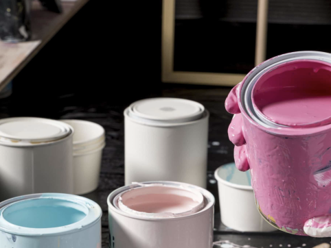 Open-paint-cans