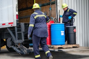 Men performing lab pack services