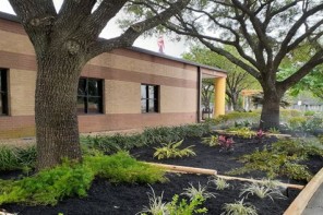 outside an elementary school